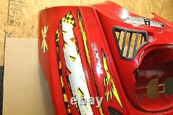 01 SKI-DOO MXZ 500 600 700 800 RED Hood ZX chassis engine cover cowl #6