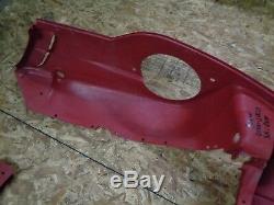 02-03 Ski Doo Zx Chassis Snowmobile Body Red Plastic Belly Pan #3