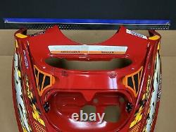 02 SKI-DOO MXZ 700 800 600 500 RED hood ZX chassis engine cover cowl #5