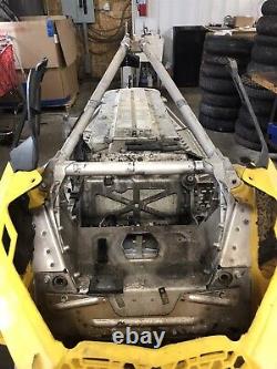 10 Ski-Doo MXZ XRS 600 HO ETEC Snowmobile frame chassis tunnel