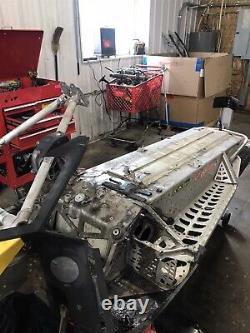 10 Ski-Doo MXZ XRS 600 HO ETEC Snowmobile frame chassis tunnel