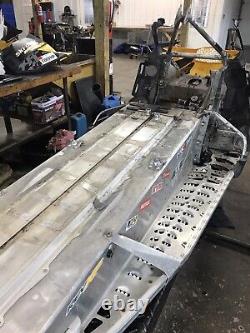 10 Ski-Doo MXZ XRS 600 HO ETEC Snowmobile frame chassis tunnel