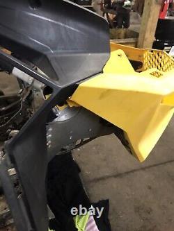 10 Ski-Doo MXZ XRS 600 HO ETEC Snowmobile frame chassis tunnel