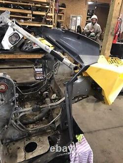 10 Ski-Doo MXZ XRS 600 HO ETEC Snowmobile frame chassis tunnel