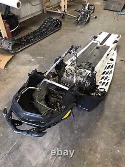 17 Ski-Doo Renegade X 850 E-Tec frame chassis front bulkhead and tunnel