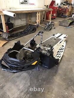 17 Ski-Doo Renegade X 850 E-Tec frame chassis front bulkhead and tunnel