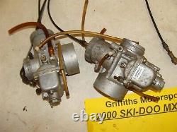 1999 SKI-DOO MXZ 600 ZX chassis oem Mikuni carb carburetors cables 42mm