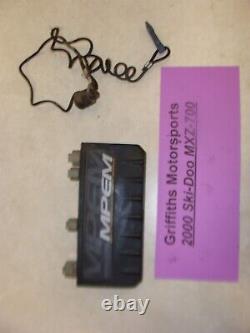 2000 SKI DOO MXZ 700 ZX chassis MPEM ecu tether key dess brain