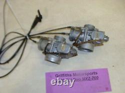 2000 SKI DOO MXZ 700 ZX chassis oem MIKUNI carb carburetors cable throttle