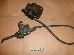 2000 Ski Doo MXZ FORMULA ZX CHASSIS Brake Master Cylinder Caliper Lever & Hose