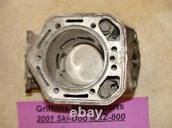 2001 SKI-DOO MXZ 800 ZX chassis cylinder jug barrel CORE has groove in wall