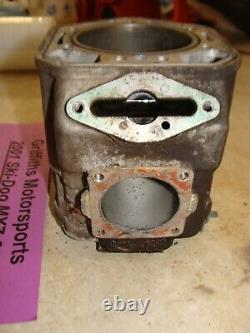 2001 SKI-DOO MXZ 800 ZX chassis cylinder jug barrel CORE has groove in wall