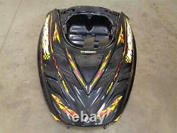 2001 Ski Doo MXZ 800 ZX Chassis Hood Shroud w Vents Decals Black