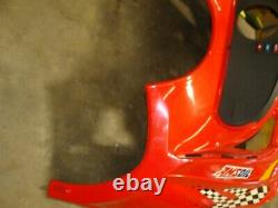 2002 01 SKI DOO MXZ 500F fan zx chassis hood body engine cover vents red