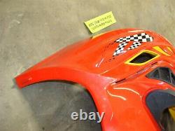 2002 01 SKI DOO MXZ 500F fan zx chassis hood body engine cover vents red