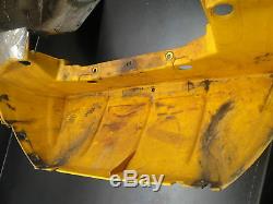 2002 02 Ski Doo 700 Summit Mxz Snowmobile Body Yellow Plastic Skid Plate Frame