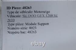 2010 Ski-doo Grand Touring 1200 Se 4 Tec Front Bulkhead Chassis Frame Support