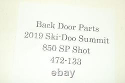 2019 Ski-doo Summit 850 Sp 154 Gen 4 Shot Tunnel Chassis Frame Rear Cooler