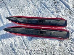 Ski Doo PRS Chassis Skis with plastic skins and carbides