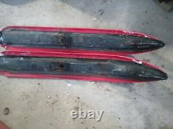Ski Doo PRS Chassis Skis with plastic skins and carbides