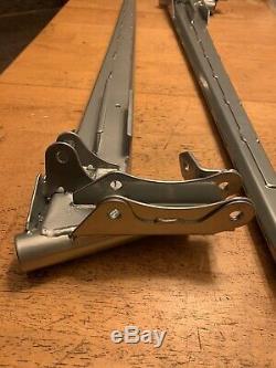 Skidoo Snowmobile ZX Chassis Pair Trailing Arms W Decals Rubber Bushings NEW