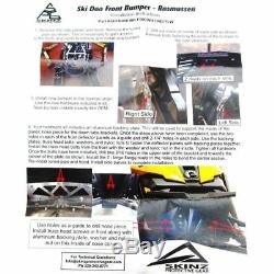 Skinz Rasmussen Custom Aluminum Front Black Bumper 2013-2016 Ski-Doo XS Chassis