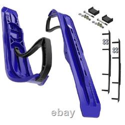 Slydog Command 6 Blue Skis with10 Round Bar Complete Kit Ski-Doo S-Chassis DSA