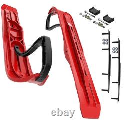 Slydog Command 6 Indy Red Skis with6 Round Bar Complete Kit Ski-Doo S-Chassis