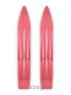 Slydog Powder Hound 7 Pink Skis with4 Round Bar Complete Kit Ski-Doo S-Chassis