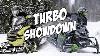 Turbo Sled Shootout Ski Doo Renegade Turbo R Vs Arctic Cat Thundercat