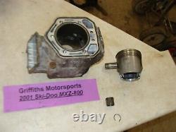 2001 SKI-DOO MXZ 800 Cylindre de chassis ZX piston anneaux jug baril