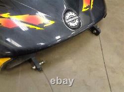 2001 Ski Doo MXZ 800 Capot de châssis ZX avec évents et autocollants noirs