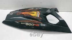 2007 Ski Doo GSX LTD 600 Capot de châssis REV avec aérations Noir avec décalcomanies MXZ Summit GTX