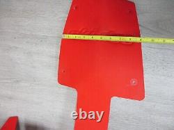 Plaque de protection Ski-Doo OEM Extreme New Skid Plate Rouge Bulkhead / Chassis Protector REV