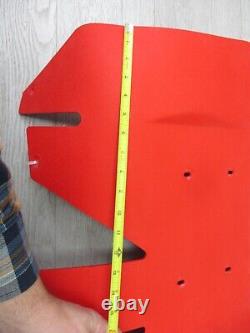 Plaque de protection Ski-Doo OEM Extreme New Skid Plate Rouge Bulkhead / Chassis Protector REV